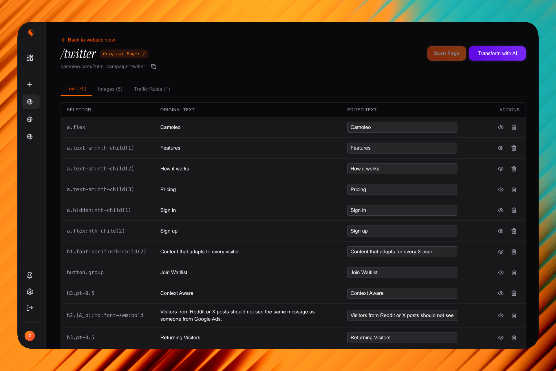 Dashboard Preview Dark
