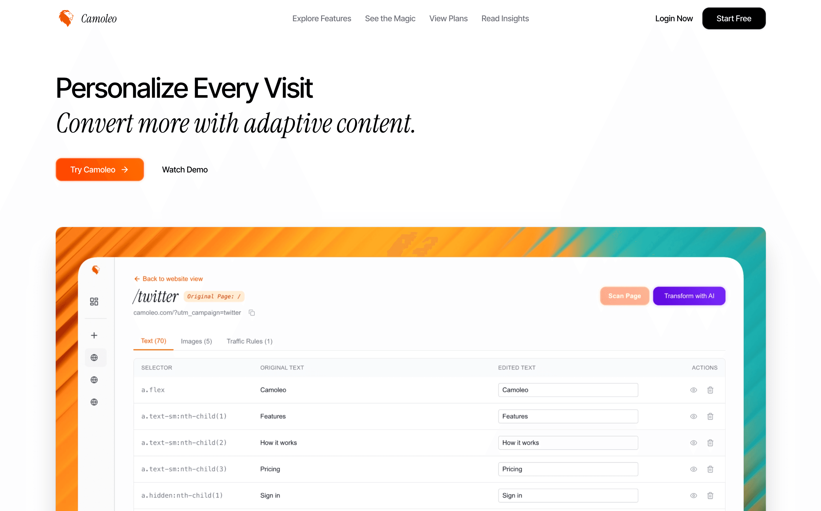 To Returning Visitors Show Different Content light 3