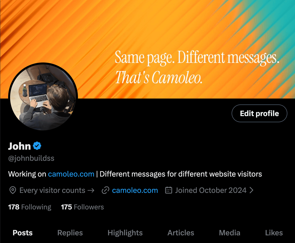 X Bio - continue the post they just read dark 0